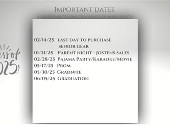 Important Dates